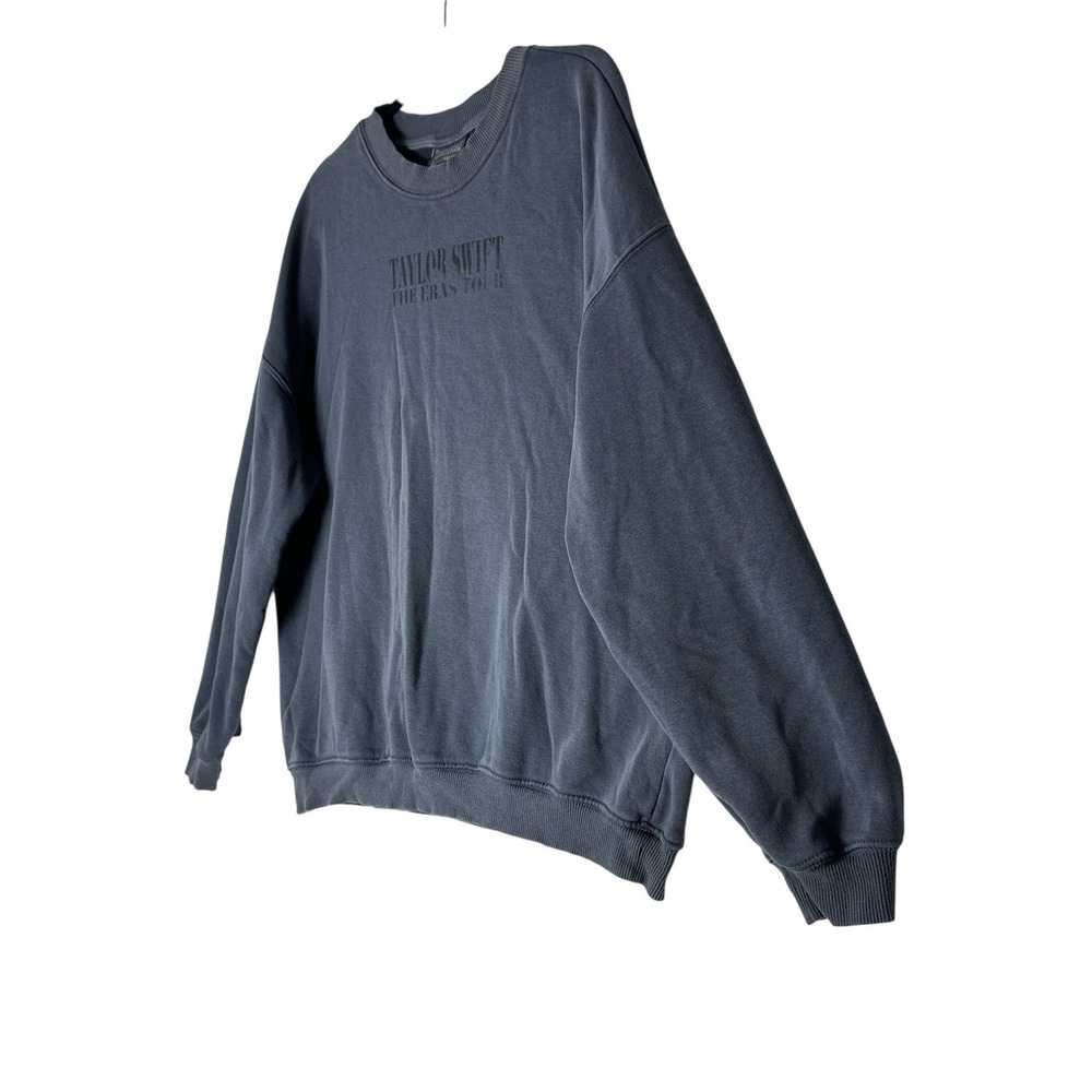 Taylor Swift Eras Tour Official Blue Crewneck Sweatshirt Womens Medium Oversized - Picture 5 of 8